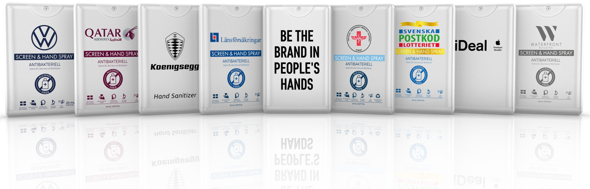 Be the brand in peoples hands